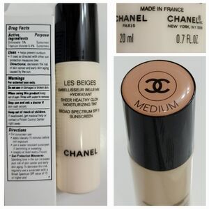 CHANEL LES BEIGES MEDIUM SHEER HEALTHY GLOW MOISTURIZING TINT SPF 30-NEW / UNSED